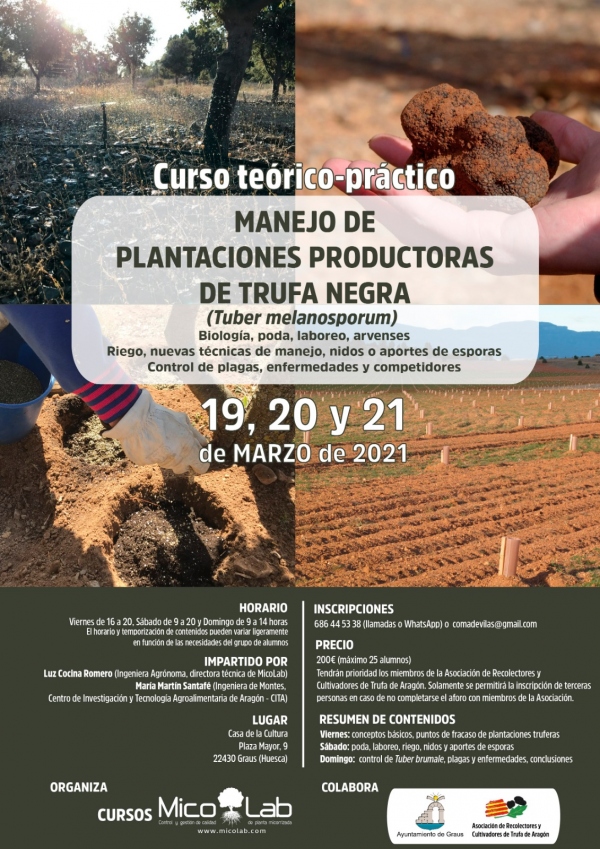 Curso &quot;Plantaciones Trufa Negra&quot;